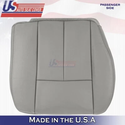 Cubierta de asiento de cuero gris claro para pasajero GMC Envoy 2005 a 2009 Foto 1 de 4