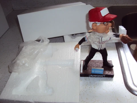 Toledo Mud Hens Crankshaft Comic Autographed Bobblehead SGA Detroit Tigers Cover