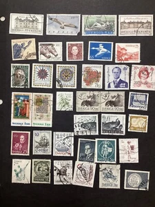 SCHWEDEN Modern Mitte bis Ende 20. Jh. Lot C 31 verschiedene gebraucht H NH - Bild 1 von 2