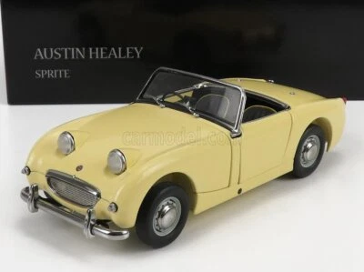 MODELLINO AUTO STATICO AUSTIN HEALEY SPRITE OPEN SPIDER 1958 GIALLO SCALA 1/18 - Immagine 1 di 4