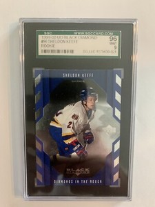 Sheldon Keefe 1999-00 Upper Deck Black Diamond Hockey Card SCG Graded