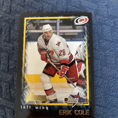 2001-02 Bowman YoungStars Erik Cole RC Carolina Hurricanes #156 - Image 1 of 2