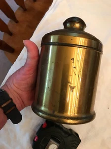 VINTAGE BRASS HUMIDOR - Picture 1 of 3