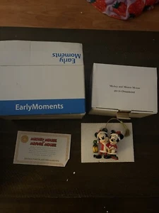 Disney Mickey & Minnie Mouse 2018 Early Moments  Ornament - Picture 1 of 4