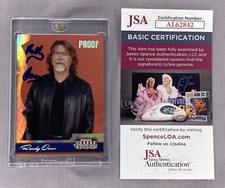 Randy Owen SIGNED 2007 Donruss Americana Proof Card w/ JSA COA ~ Alabama Music