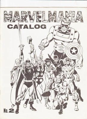 MARVELMANIA CLUB FANZINE MAGAZINE #2 WITH ORIGINAL ORDER FORM - Image 1 of 4