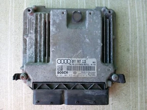 AUDI A3 1.8 PETROL ENGINE CONTROL UNIT ECU 8P7907115 / 0261201915 - Picture 1 of 4