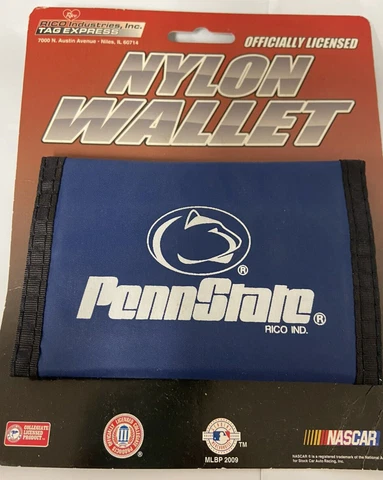 Penn State Nittany Lions NCAA Nylon Tri-Fold Wallet   C Cover