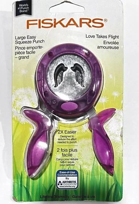 Punzón de papel Fiskars alas de ángel amor toma vuelo EDICIÓN LIMITADA raro Foto 1 de 4