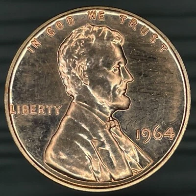 1964~P 1CENT  PROOF DDO/R - Image 1 of 4