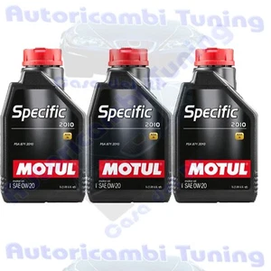 3 Litros Aceite Motor Coche MOTUL Específicos 2010 0W20 Acea C5 PSA B71 2010 - Imagen 1 de 3