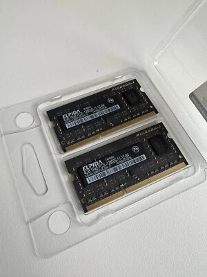 iMac RAM Memory - 8GB ELPIDA (2 x 4GB) 1Rx8 PC3-128000S SO-DIMM - Image 1 of 4