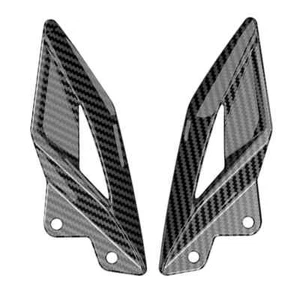 For Triumph Street Triple 660s/765/R/RS 2016-24 Carbon Fiber Heel Plates Guards - Picture 1 of 7