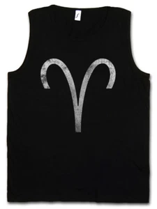 ZODIAC SIGN ARIES TANK TOP Star Sign Astrology Horoscope - Picture 1 of 1