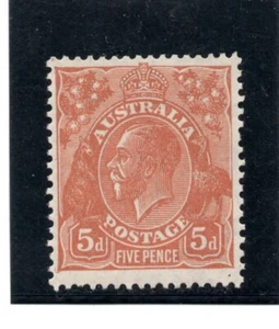 AUSTRALIA - SG. 103 ( a ) : 1930 " 5d. ORANGE BROWN " . - Picture 1 of 1