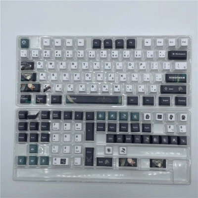 Anime Genshin Impact 128 Keycaps Alhaitham Dye-sub PBT for Cherry MX Keyboard  - Image 1 of 4