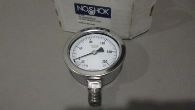 NIB, Noshok, 25-400, 200 PSI, Gauge - Image 1 of 4