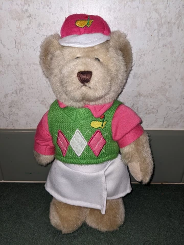 Cooperstown Bears The Masters Plush Bear Augusta National 2015 PGA Golf Tour Cover