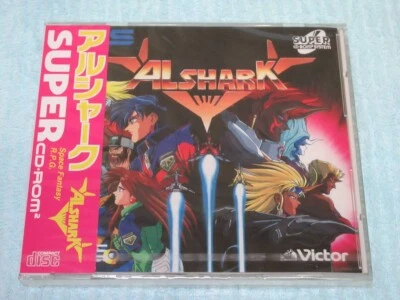 ALSHARK NEC PC Engine SCD Super CD ROM2 Factory Sealed - Image 1 of 4