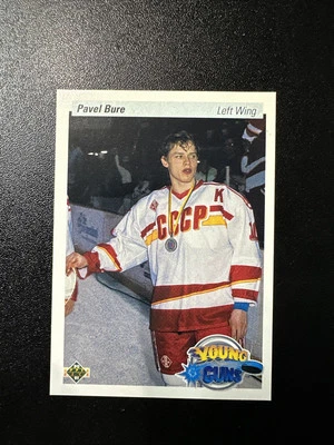 1990-91 cubierta superior - Young Guns #526 Pavel Bure (RC) Foto 1 de 2
