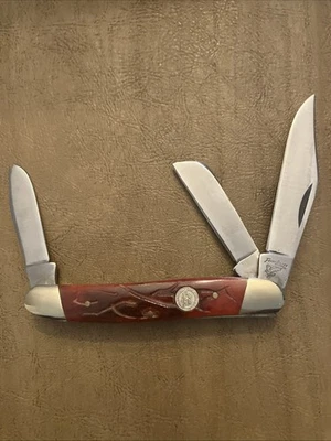 Vintage Frost Cutlery Wrangler II 3 Blades Vintage, 3 Blade Pocket Knife - Image 1 of 4