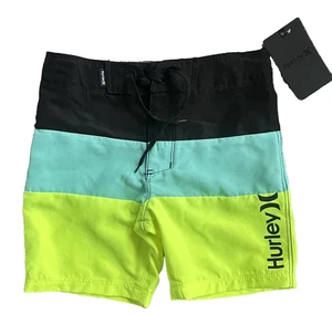 HURLEY Swim Shorts Boys Summer Trunks Swimming Board Beach Size 4T - Picture 1 of 3