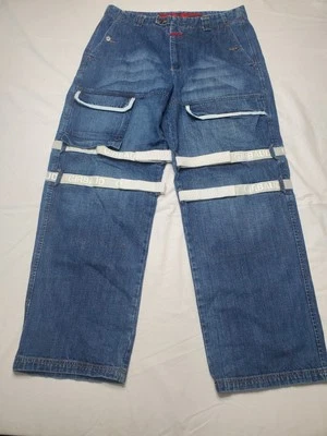 Pantalones de mezclilla Marithe Francois Girbaud M+FG talla 36M cinta lanzadera años 90 holgados Y2K ancho Foto 1 de 4