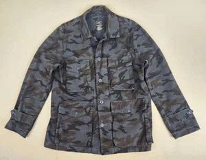 Chaqueta Save Khaki United SKU Azul Camuflaje Algodón Tienda EE. UU. Pequeña - Imagen 1 de 8