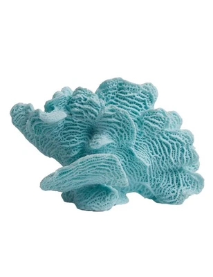 Coral Artificial Decoración Océano Escultura Artes Regalos Modernos Poliresina Azul 9.4 pulgadas Foto 1 de 4
