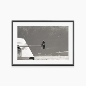 Princess Diana on Yacht, Photography Prints, Diving Board, Retro Poster - Picture 1 of 6