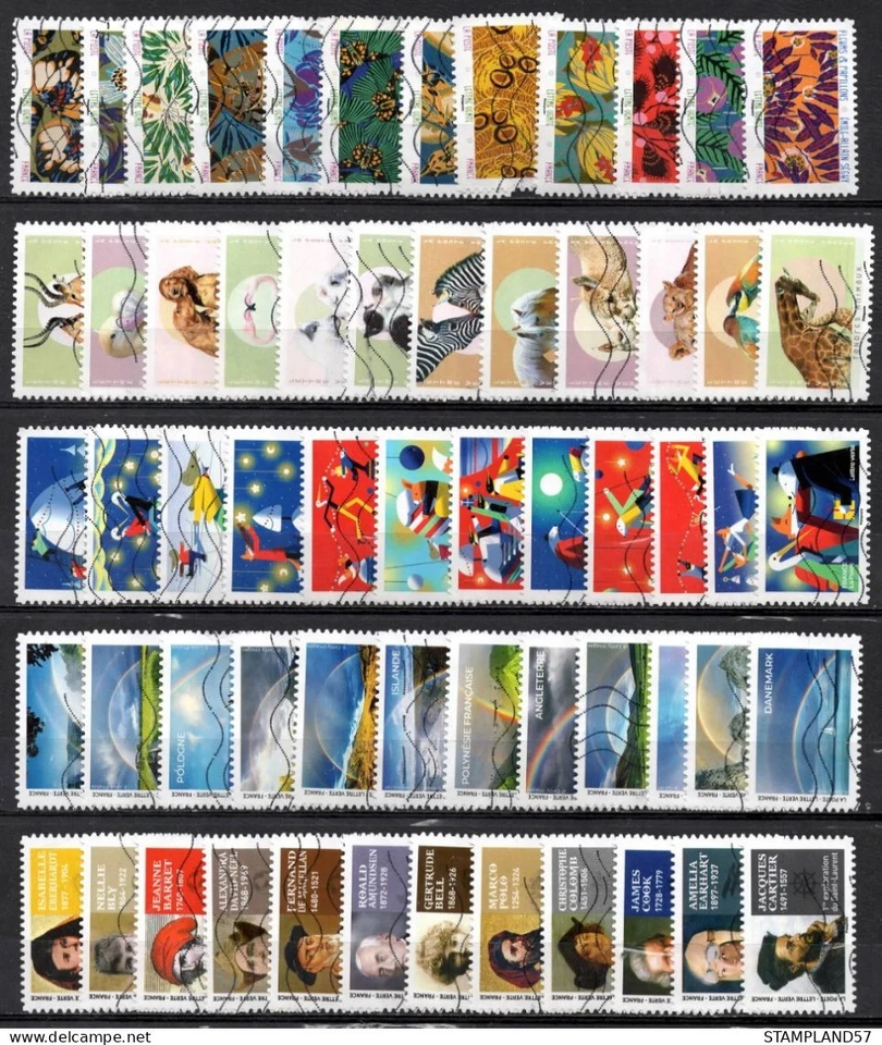 FRANCE 2023/22 oblitéré :  LOT 5 Séries - Image 1 of 1