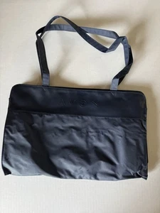 Vintage Avon Representative Tote Bag Purse Dark Blue - Picture 1 of 4