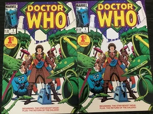 x(2) Doctor Whò Marvel 1984 Comic Books - Picture 1 of 14