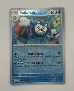 Pokémon 2023 Casi Como Nuevo Poliwrath 062/165 Reverso Escarlata Violeta 151 Inglés - Imagen 1 de 2