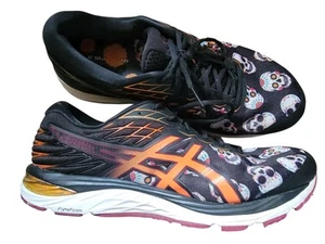 Asics Day Of The Dead Skulls Sneaker 12 US Halloween schwarz orange - Bild 1 von 8