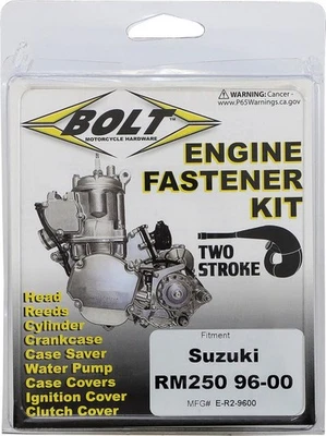 Kits de fijación de motor Bolt E-R2-9600 para 1996-2000 Suzuki RM 250 RM250 2401-1226 Foto 1 de 4
