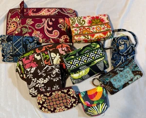 10 VERA BRADLEY Assorted Wallets & ID For Craft Repurpose Sewing Lot AS IS #40 - Bild 1 von 22