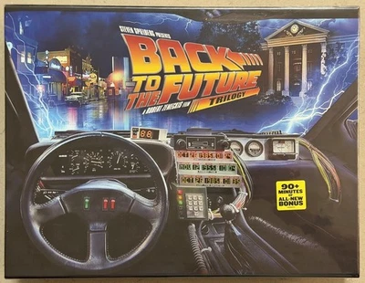 New Back to the Future 40th Anniversary 4K Trilogy Steelbook Gift Set - Image 1 of 2
