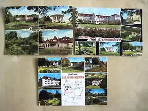 Lot BAD HERMANNSBORN (Driburg) 3x Postkarte 1979-1972 Ansichtskarten - Bild 1 von 1