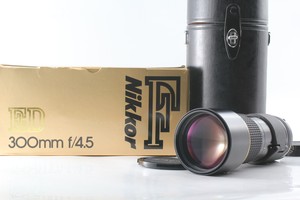 Boxed [MINT++] Nikon Ai-s AIS Nikkor 300mm F/4.5 ED Telephoto MF Lens From JAPAN