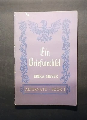 Ein Briefwechsel Alternate Book 1 by Erika Meyer - Image 1 of 4
