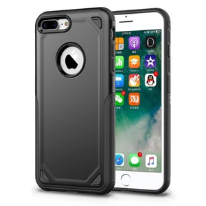 Hybrid Armor Shockproof Rugged Bumper Case For Apple iPhone 6 6s 7 8 X Plus + - Picture 1 of 6