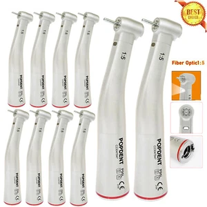 Pieza de mano dental LED óptica contra ángulo aumento 1:5 apta para motor eléctrico NSK - Imagen 1 de 30