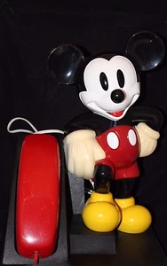AT&T Disney Mickey Mouse Telefon schwarz/rot Vintage? - Bild 1 von 6