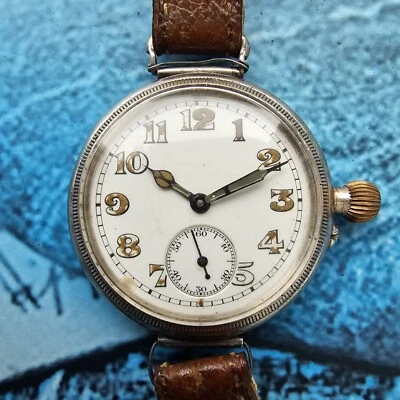 Orologio da polso uomo vintage in argento Longines Borgel con cassa a carica ... - Immagine 1 di 4