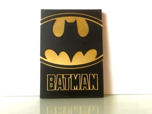 Batman Logo Gold The Dark Knight of Gotham City Joker - Picture 1 of 1