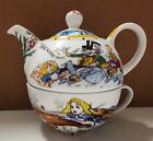 Alice In Wonderland Mad Hatters Tea Party Teapot Cup Paul Cardew Nib