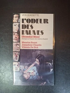 RARE French VHS L'ODEUR DES FAUVES Scandal Man 1972 English Subtitles-Cinema- - Picture 1 of 4