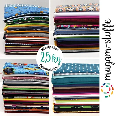 MAGAM-Stoffe "Stoffpaket" Stoffreste Paket Set Patchwork Baumwollstoff Kinder - Bild 1 von 4