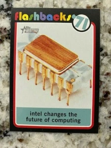 2020 TOPPS HERITAGE NEWS FLASHBACKS CARD FIRST MICROPROCESSOR RELEASED #NF-11 - Picture 1 of 1